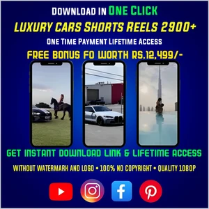 2900+ Luxury Cars Shorts & Reels Bundle