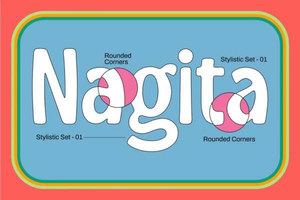 Groovy Cartoon Display Font - Image 2