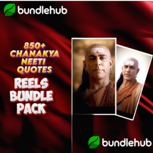 Chanakya Neeti Quotes Reels Bundle