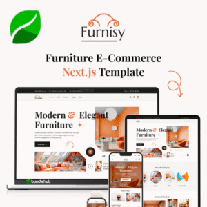Furnisy – Furniture eCommerce React NextJS Tailwind Template