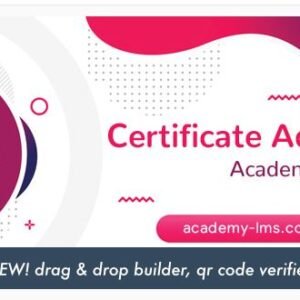 Academy LMS Certificate Addon