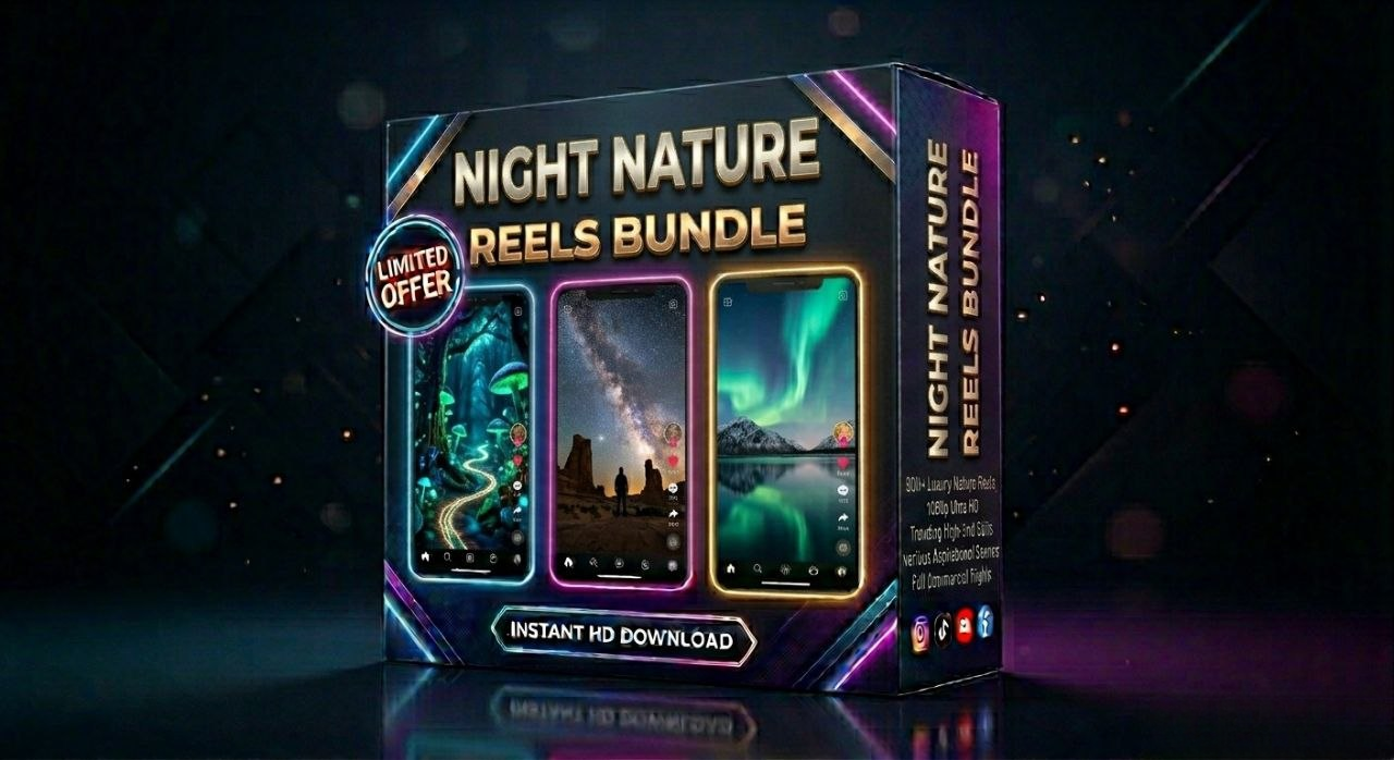 Night Nature Reels – Beautiful Night Scenery & Relaxing Nature Videos